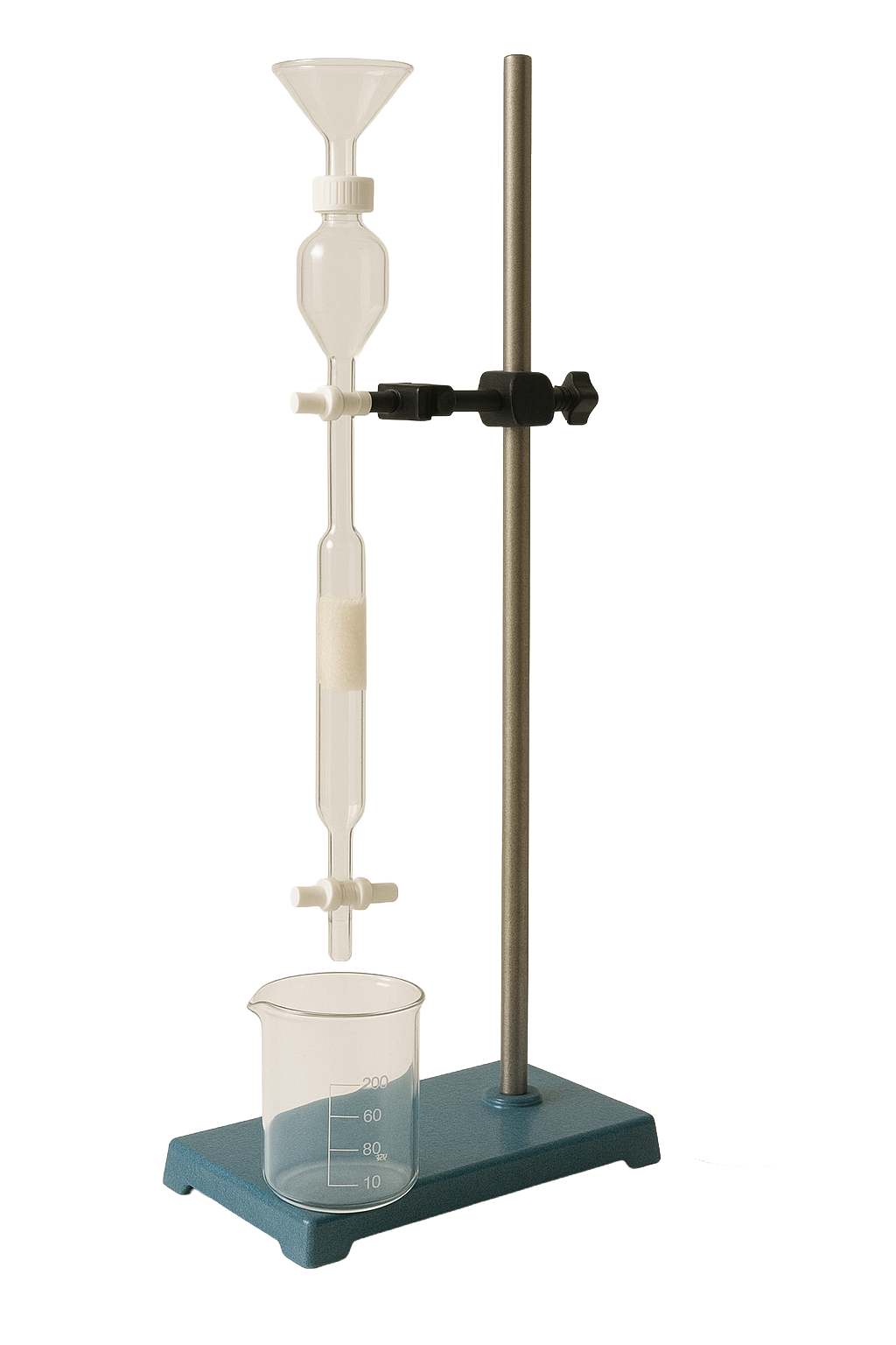 Column Chromatography Setup